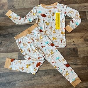 Little sleepies Lion king long sleeve & pants (4T)